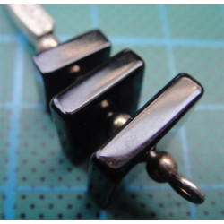 Doğal Taşlı Gümüş Küpe_335