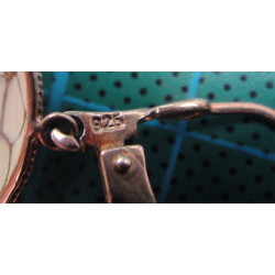 Gümüş Küpe ve Kolye Set_341