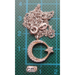 Ay Yıldızlı Türk Bayrağı Gümüş Kolye Ucu_1553