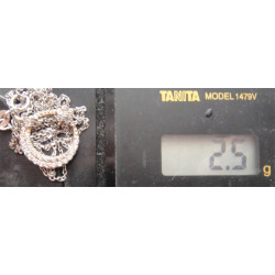 Ay Yıldızlı Türk Bayrağı Gümüş Kolye Ucu_1553