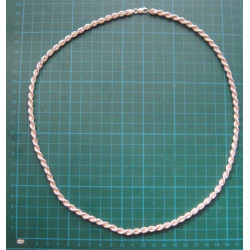 Burgulu Gümüş Kolye_366