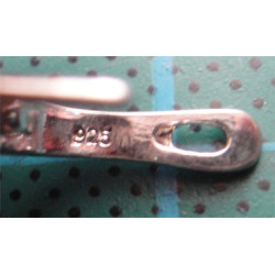 Zirkon Taşlı Gümüş Küpe, Kolye Ucu ve Yüzük Set_351