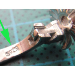 Mineli Gümüş Küpe, Kolye Ucu ve Yüzük Set_352