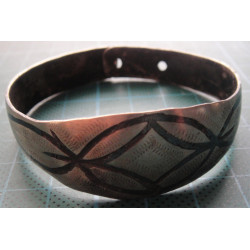 Savatlı El işçilikli Eski Gümüş Bilezik_583