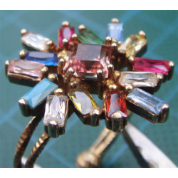 Doğal Taşlı Gümüş Yüzük_1198