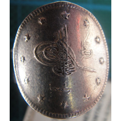 Osmanlı Paralı Gümüş Yüzük_1199