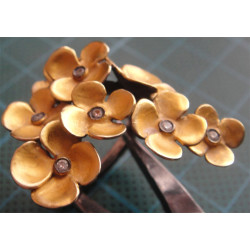 Çiçek Desenli Gümüş Yüzük_1205