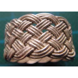 Örgülü Gümüş Yüzük_1212