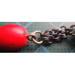 El Yapımı Mercan Gümüş Kolye_413