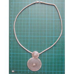 Telkari İşçilikli Gümüş Kolye_414