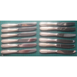 Alman Solingen 12 adet Gümüş Yemek Bıçağı