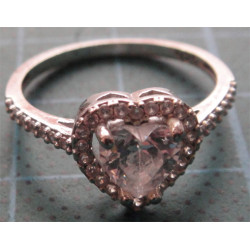 Kalp Formunda Gümüş Yüzük_1214