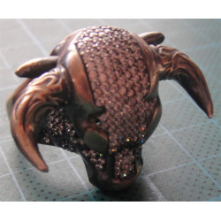 Boğa Formunda Gümüş Yüzük_1220