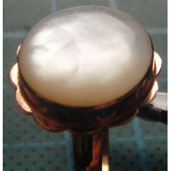 Sedef Taşlı Gümüş Yüzük_1231