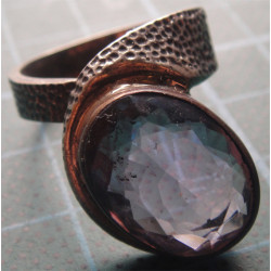 Ametist Taşlı Gümüş Yüzük_1233