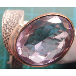 Ametist Taşlı Gümüş Yüzük_1233