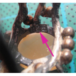 Sarı Doğal Taşlı Gümüş Yüzük_1235