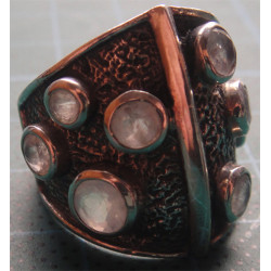 Doğal Taşlı Gümüş Yüzük_1239