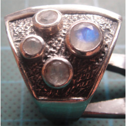 Doğal Taşlı Gümüş Yüzük_1239