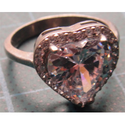 Kalp formunda Gümüş Yüzük_1240