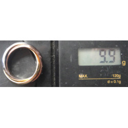 Üçlü Halka Gümüş Yüzük_1249