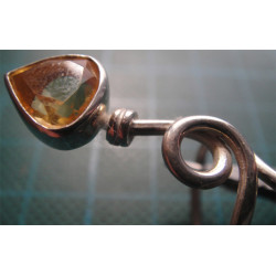 Doğal Taşlı Gümüş Yüzük_1257