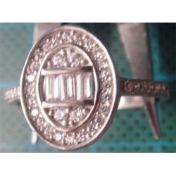 Baget Taşlı Gümüş Yüzük_1258