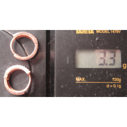 Mor Taşlı Gümüş Halka Küpe_356