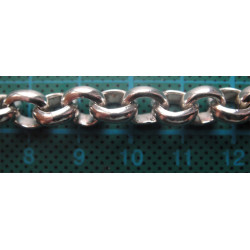 Kaplan Uçlu Halkalı Gümüş Zincir_420