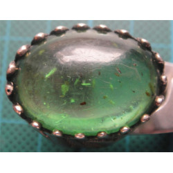 Doğal Taşlı Gümüş Erkek Yüzük_1269