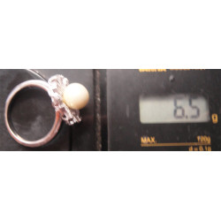 İncili Gümüş Yüzük_1275