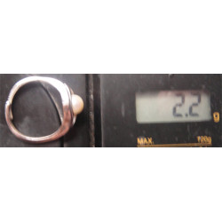 İncili Gümüş Yüzük_1279