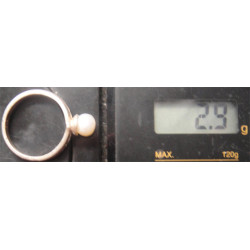 İncili Gümüş Yüzük_1283