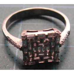 Baget Taşlı Gümüş Yüzük_1293