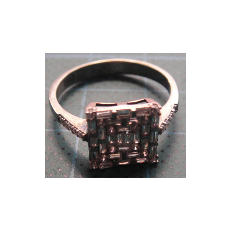 Baget Taşlı Gümüş Yüzük_1293