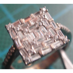 Baget Taşlı Gümüş Yüzük_1293