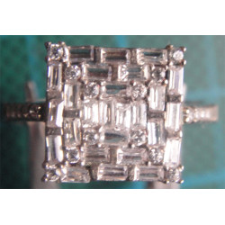 Baget Taşlı Gümüş Yüzük_1293