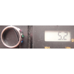 Doğal Taşlı Gümüş Yüzük_1297