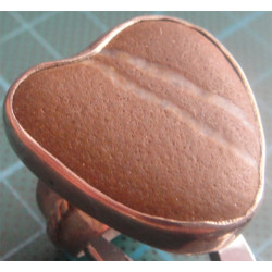 Kalp Formunda Gümüş Yüzük_1298