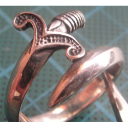 Sarmal Kılıç Gümüş Yüzük_1302