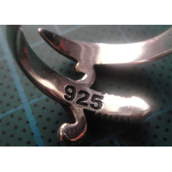 Sarmal Kılıç Gümüş Yüzük_1302