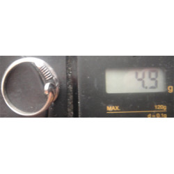 Sarmal Kılıç Gümüş Yüzük_1302