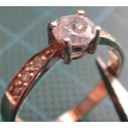 Tek Taş Gümüş Yüzük_1310