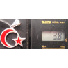 Ay Yıldızlı Türk Bayrağı Gümüş Kolye Ucu_1610