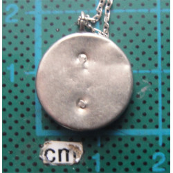 Mevlana Oltu Taşlı El İşçilikli Gümüş Kolye Ucu_63