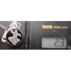 Mevlana Oltu Taşlı El İşçilikli Gümüş Kolye Ucu_63