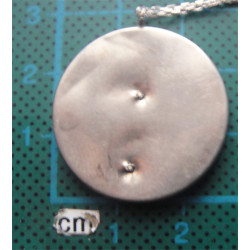 Mevlana Oltu Taşlı El İşçilikli Gümüş Kolye Ucu_64