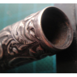 Kehribar Uçlu İngiliz Gümüş Ağızlık_105