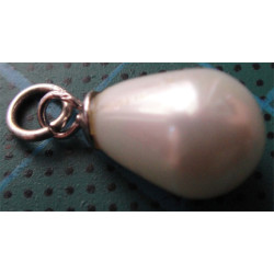 İncili Gümüş Kolye Ucu_1632