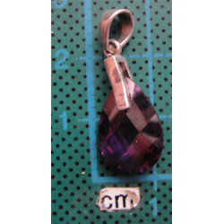 Doğal Taşlı Gümüş Kolye Ucu_1635